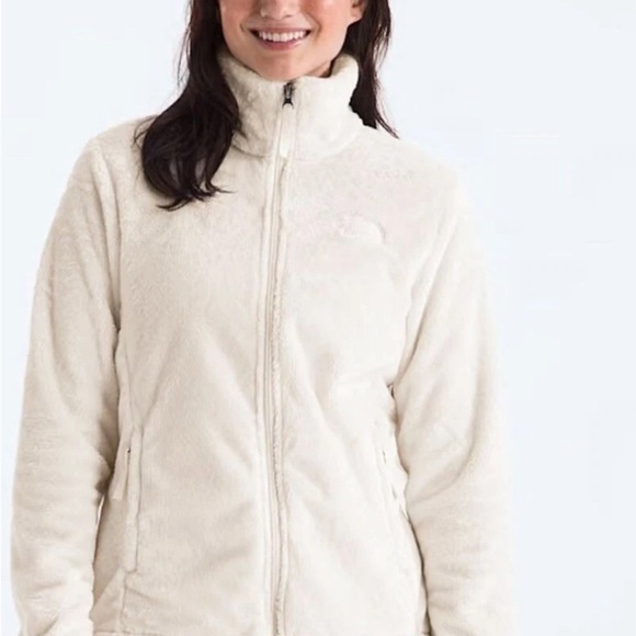 The North Face Women's Osito Fleece Jacket  Medium Cream Soft Warm Large - Picture 1 of 7